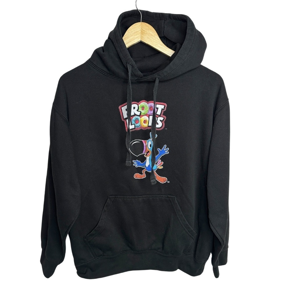 Froot Loops Hoodie in Black Medium